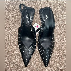 Zara Studded Heels
